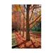Trademark Fine Art BC Autumn light Canvas Art by Beata Czyzowska Young