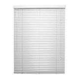 1 Inch WHITE Aluminum Mini Blind - 30.5 Wide by 20 Long