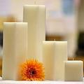 1 Pc White Square Candles 9 Inch 3 in. diameterx9 in. tall