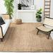 SAFAVIEH Natural Fiber Delmar Braided Jute Area Rug Natural 9 x 9 Round