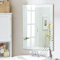 Frameless Checkmate Wall Mirror