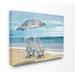 Stupell Industries Beach Lounge Sea Landscape Painting Canvas Wall Art by Main Line Studio 30 x 40 Canvas