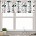 Ambesonne Dogs Window Valance Scandinavian Art with Dog 54 X 12 Multicolor