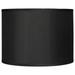 Classic Drum Faux Silk Lamp Shade 8-inch to 16-inch Available Black 14