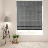 Arlo Blinds Cordless Semi-Privacy Grey-Brown Bamboo Roman Shades Blinds - Size: 34.5 W x 74 H