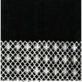 Salem black 24 kitchen curtain tier