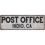 Indio Ca Post Office Sign Vintage 6x18 206180011358