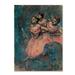 Trademark Fine Art Three Dancers In Red Costumes Canvas Art by Degas