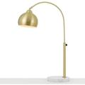 AF Lighting Orb Table Lamp with Metal Globe in Brushed Gold