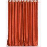 Rust Ring / Grommet Top Velvet Curtain / Drape / Panel - 43W x 63L - Piece