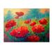 Trademark Fine Art Field of Poppies Canvas Art by Marion Rose