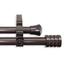 Lee 13/16 Double Curtain Rod-Color:Cocoa Size:120-170