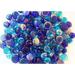 Creative Stuff Glass - 1 LB Shades of Blue Mix - Glass Gems - Vase Fillers
