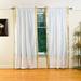 Lined-White Rod Pocket Sheer Sari Curtain / Drape - 60W x 108L - Piece