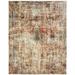 Kalaty Theory Area Rug TY-673 Ivory/Crimson Vintage Faded 8 x 10 Rectangle