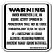 SignMission 12 x 18 in. Heavy Gauge Aluminum Warning Sign - Minnesota Equine