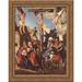 The Crucifixion 24x18 Gold Ornate Wood Framed Canvas Art by Lucas Cranach the Elder