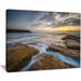 Design Art Bright Sydney Coastline View Photographic Print on Wrapped Canvas