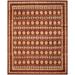 Safavieh Couture Hand-knotted Marrakech Zsanett Traditional Oriental Wool Rug Brown/Light Blue 8 x 10 8 x 10 Indoor Living Room Bedroom Dining