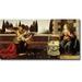 Annunciation by Leonardo da Vinci Premium Gallery Wrapped Canvas Giclee Art - Ready to Hang 12 x 24 x 1.5 in.