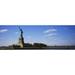 Statue viewed through a ferry Statue of Liberty Liberty State Park Liberty Island New York City New York State USA Poster Print (18 x 6)