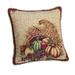 The Holiday Aisle Provost Cornucopia with Pumpkins and Fruit Pillow Cover