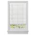 Achim GII Madera Falsa Indoor Cordless White Vinyl Room Darkening Window Faux Wood Blind 64 L x 46 W