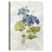 Blue Linen Geranium by Carol Robinson Canvas Art Print