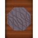 Dalyn Dover Area Rug DV10 Dv10 Viola Swirls Waves 10 x 10 Octagon