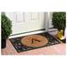 Calloway Mills Armada Circle Monogram Outdoor Doormat 18 x 30 (Letter A)