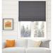 Arlo Blinds Thermal Room Darkening Cordless Fabric Roman Shades Color: Graphite Size: 34 W X 72 H