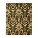 IE26BN Hand Tufted Wool Ikat Rug 7 9 x 9 9 Brown