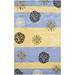 SAFAVIEH Soho Codi Floral Wool Area Rug Gold/Blue 5 x 8