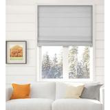 Arlo Blinds Thermal Room Darkening Cordless Fabric Roman Shades Color: Light Gray Size: 32.5 W X 60 H