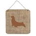 Carolines Treasures BB1027-BL-BN-DS66 Seal Burlap and Brown Wall or Door Hanging Prints 6x6 multicolor