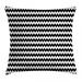 Chevron Throw Pillow Cushion Cover Zig Zags in Black and White Sharp Arrow Inspired Classic Retro Tile Monochrome Decorative Square Accent Pillow Case 20 X 20 Inches Black White by Ambesonne