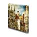 Canvas Prints Wall Art - Beautiful Scenery/Landscape Venice San Marco Square Painting Style | Modern Wall Decor/Home Art Stretched Gallery Canvas Wraps Giclee Print & Ready to Hang - 16 x 1