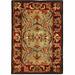 SAFAVIEH Heritage Shanelle Traditional Wool Area Rug Light Blue/Red 2 x 3