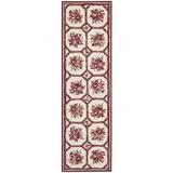 Nourison Country Heritage Area Rug Ivory/Red 8 x 11 Latex Free Oriental 0.25 - 0.5 inch 8 x 10 Indoor Living Room Bedroom Dining Room