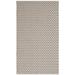 SAFAVIEH Montauk Corrine Geometric Cotton Area Rug Ivory/Grey 2 6 x 4