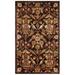 SAFAVIEH Antiquity Francine Floral Bordered Wool Area Rug Dark Plum/Gold 3 x 5