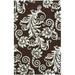 SAFAVIEH Soho Logan Floral Wool Area Rug Brown/Blue 5 x 8