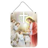 Carolines Treasures APH7585DS1216 First Communion Girl Wall or Door Hanging Prints 12x16 multicolor