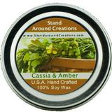 CASSIA & AMBER TIN 2-OZ. ALL NATURAL SOY CANDLE