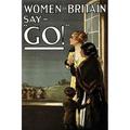 Women of Britain say GO! - Fine Art Canvas Print (20 x 30 )