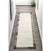 Well Woven Serenity Contessa Modern 2 3 x 7 3 Vintage Distressed Solid Border Ivory Runner Area Rug
