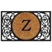 Calloway Mills Armada Circle Monogram Outdoor Doormat 18 x 30 (Letter Z)