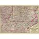 Kentucky and Tennessee Railroads and Townships 1875 - 23.00 x 30.56 - Matte Canvas