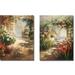 Cobblestone Cove I & II by Roberto Lombardi 2-Piece Gallery-Wrapped Canvas Giclee Art Set - 12 x 18 x 1.5 in.