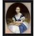 Portrait of Miss Brissac 28x32 Large Black Ornate Wood Framed Canvas Art by William Adolphe Bouguereau